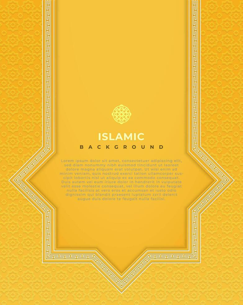 Simple and elegant Islamic background vector