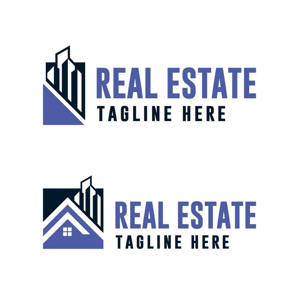 Real Estate Creative Logo design Building home minimal modern concept vector template