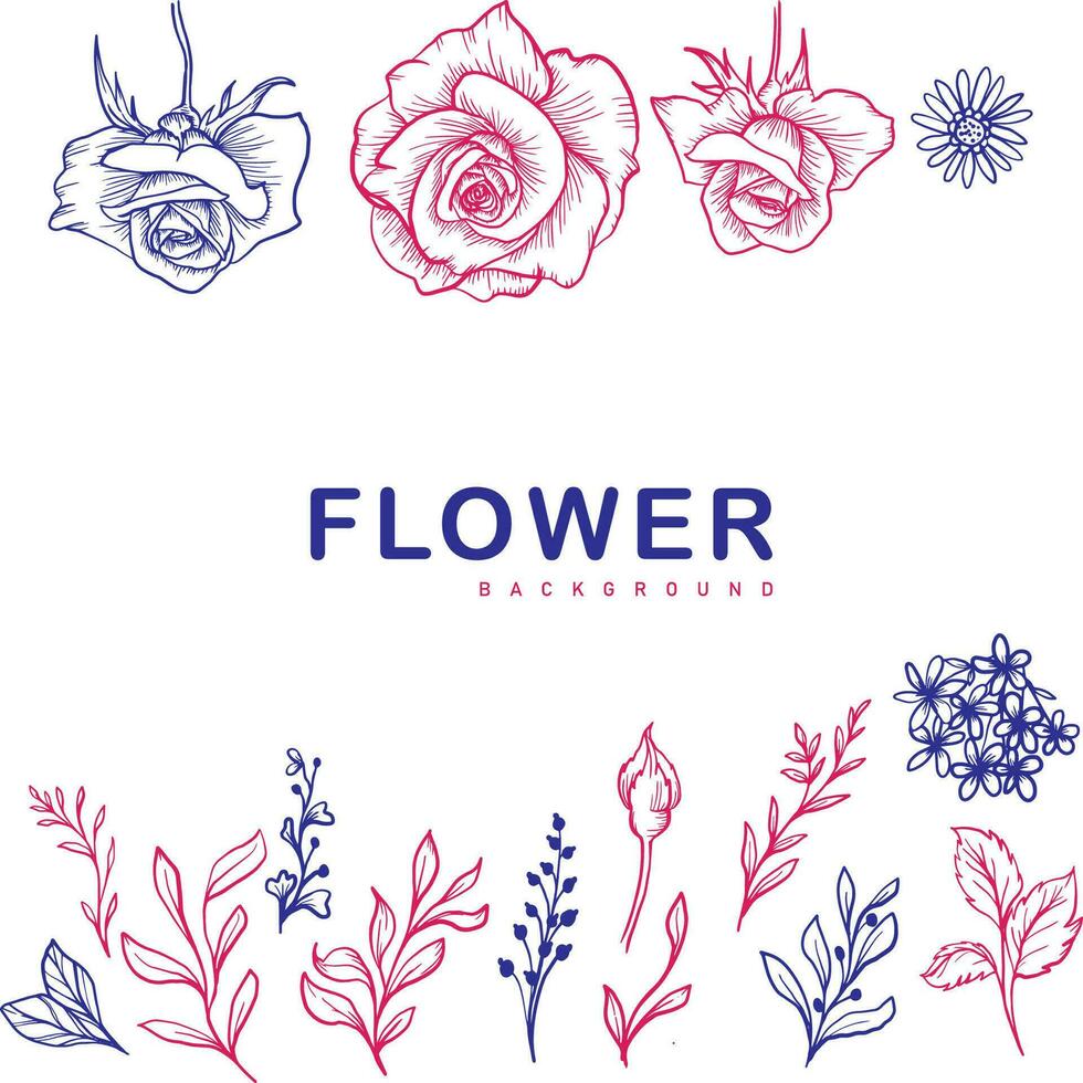 Free Vector Flower Background