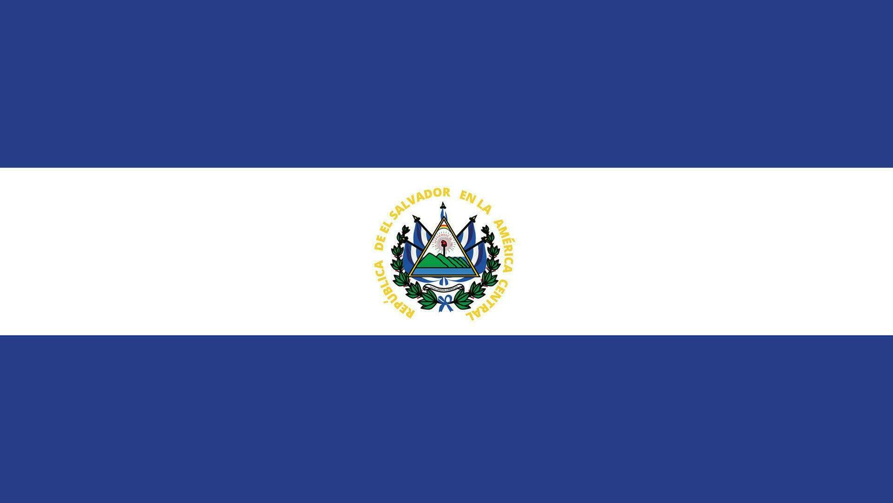 Flag of El Salvador.National flag of El Salvador vector