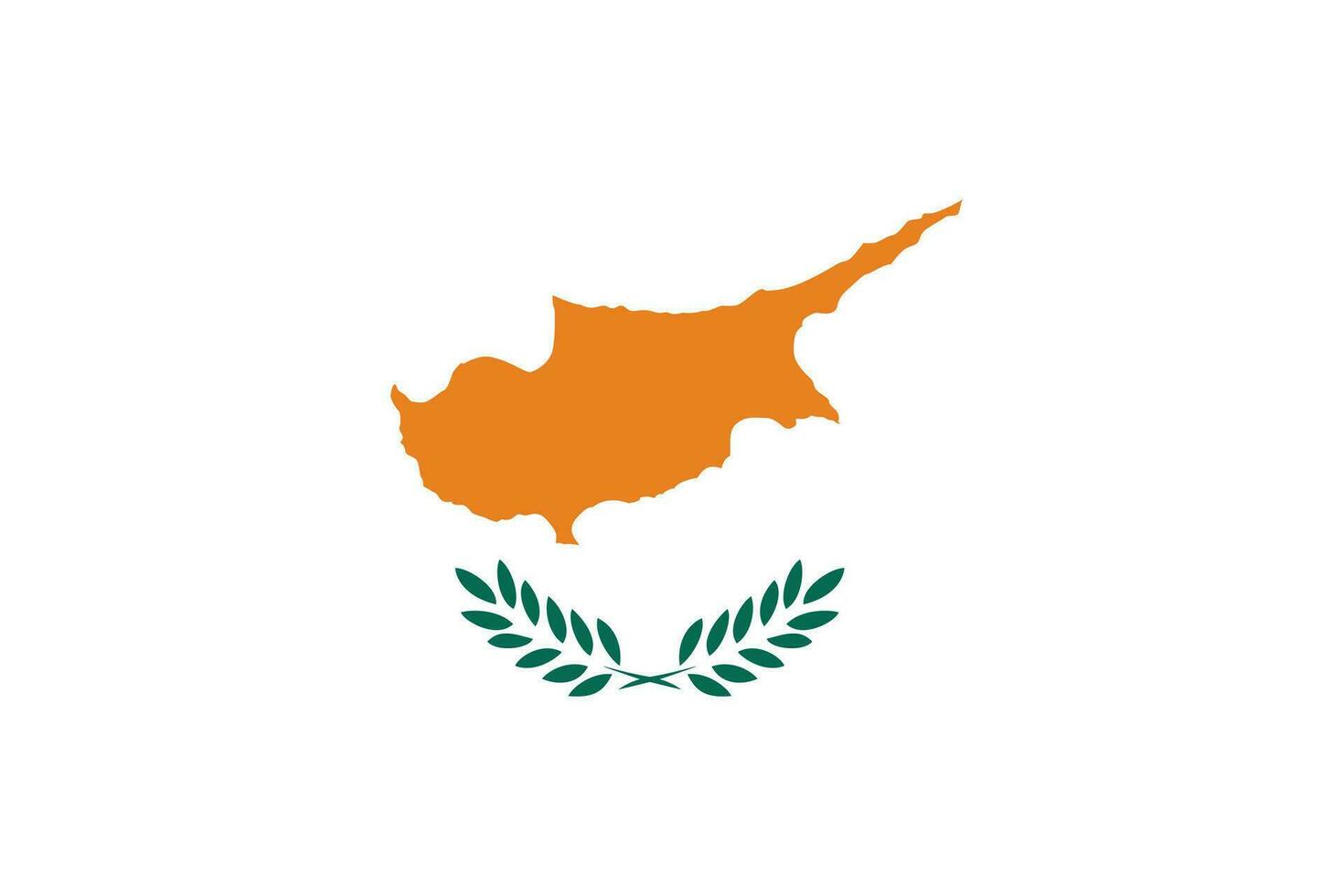 Flag of Cyprus.National flag of Cyprus vector