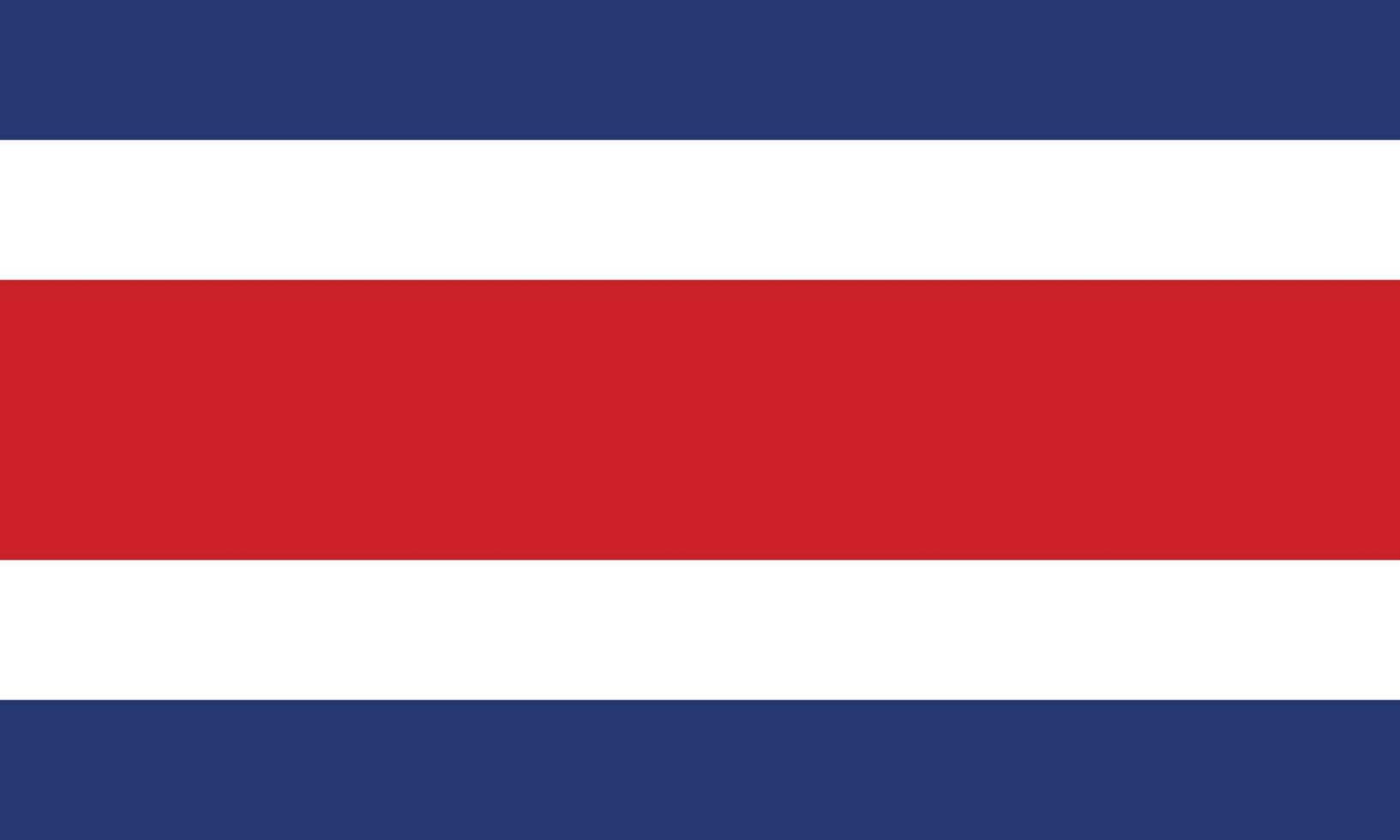 Flag of Costa Rica.National flag of Costa Rica vector