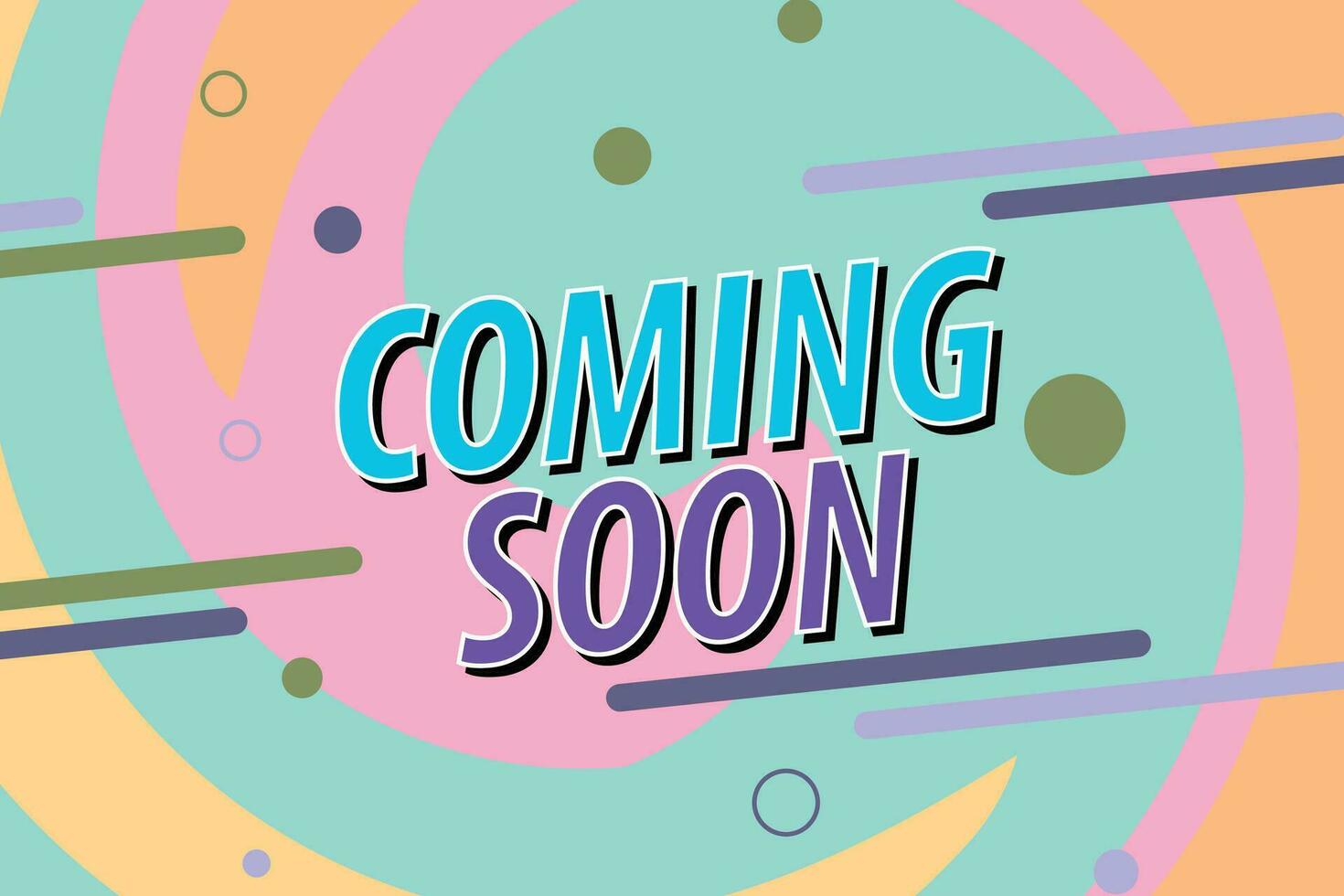 Coming soon banner background. vector