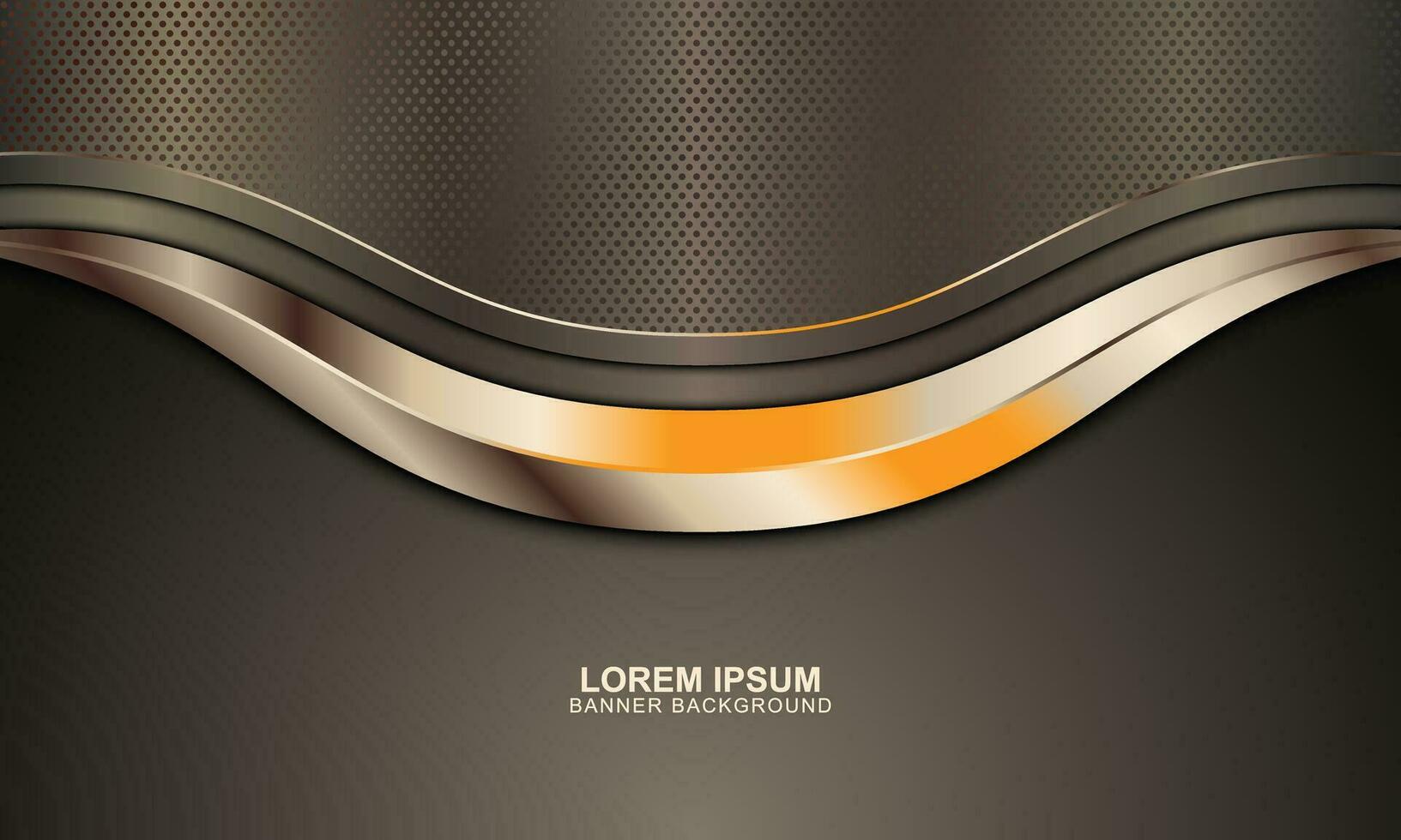 Metallic and stripes wave line background. vector