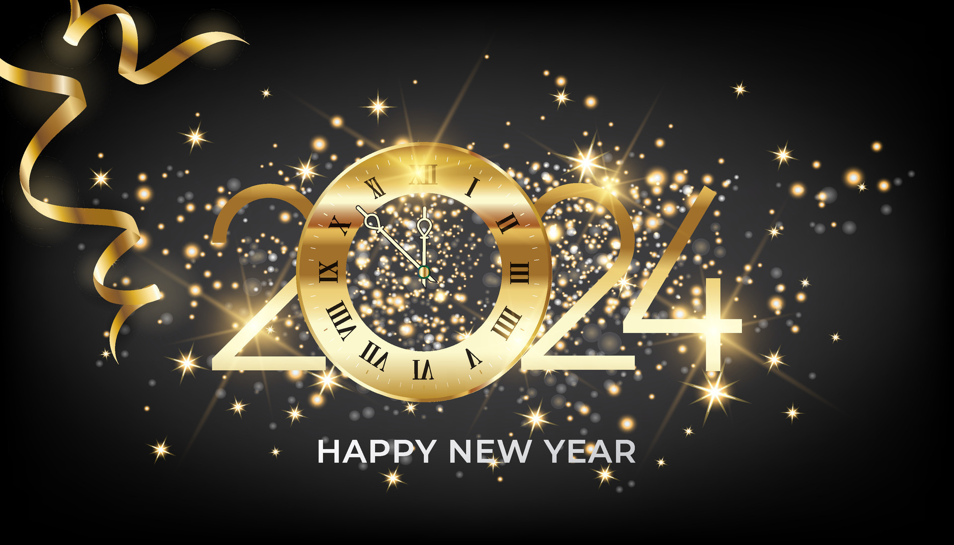 Happy new year 2024 background 36139376 Vector Art at Vecteezy