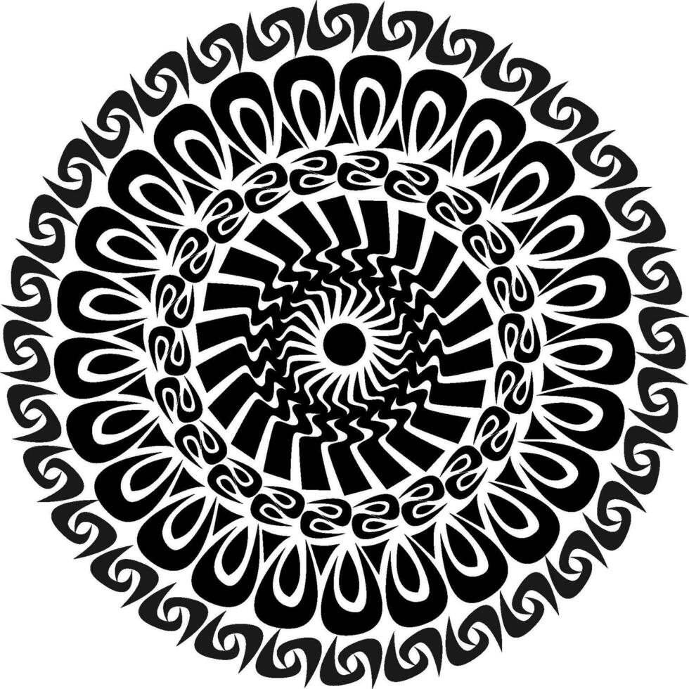 Round Ornament Decoration vector