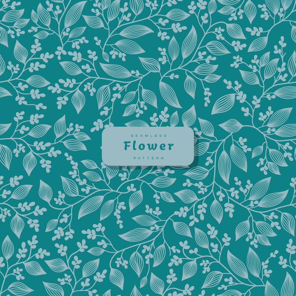beautiful flower pattern vector