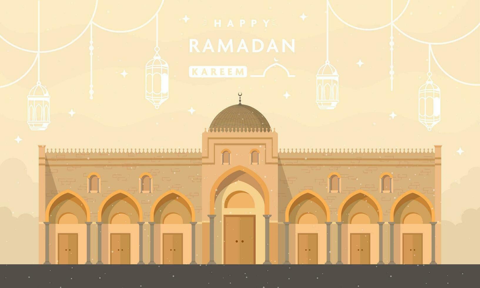 vector for background, namely congratulations on welcoming the month of Ramadan Mubarak