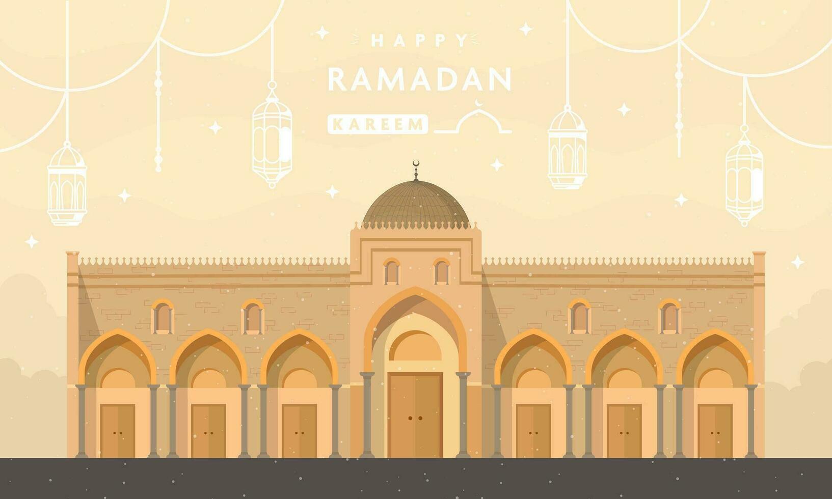 vector para fondo, a saber Felicidades en acogedor el mes de Ramadán Mubarak