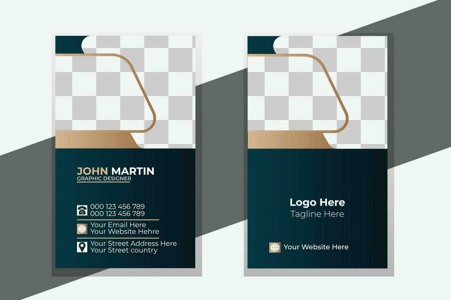 Business Card Template vector