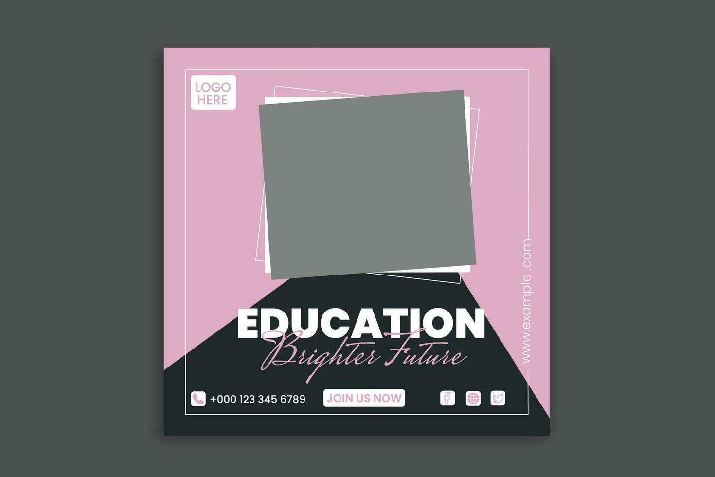 Admission Banner,school admission social media post vector