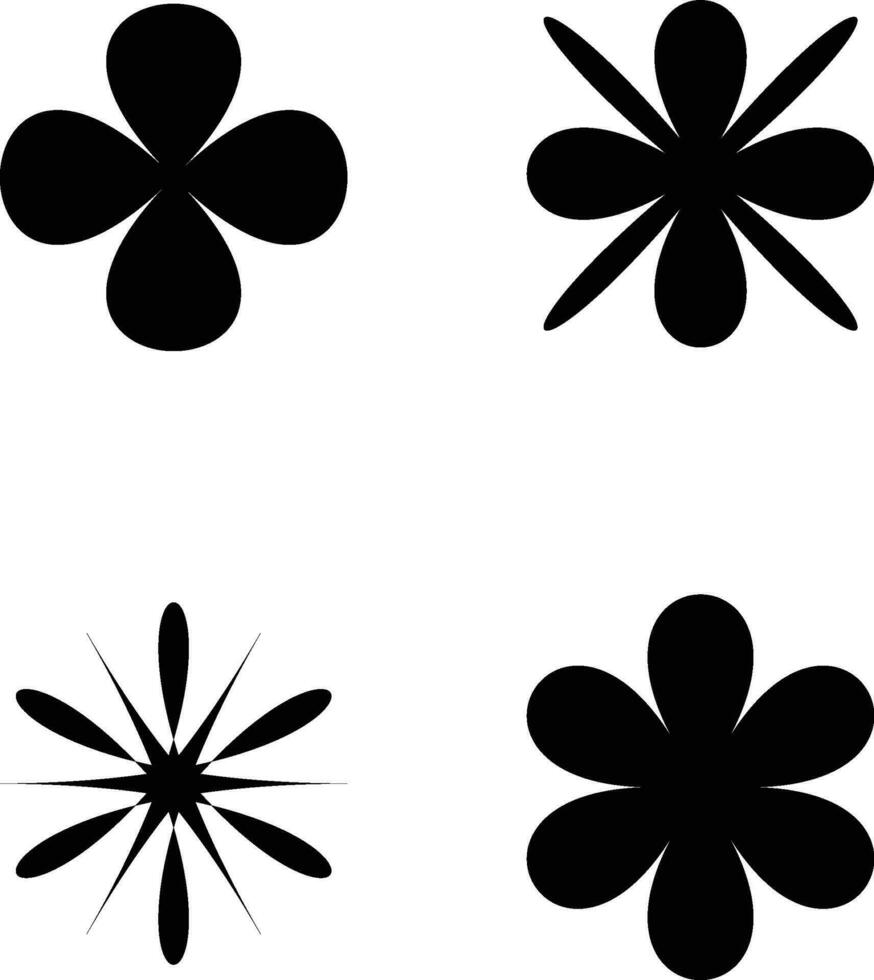 Abstract Symbol Flower Design vector