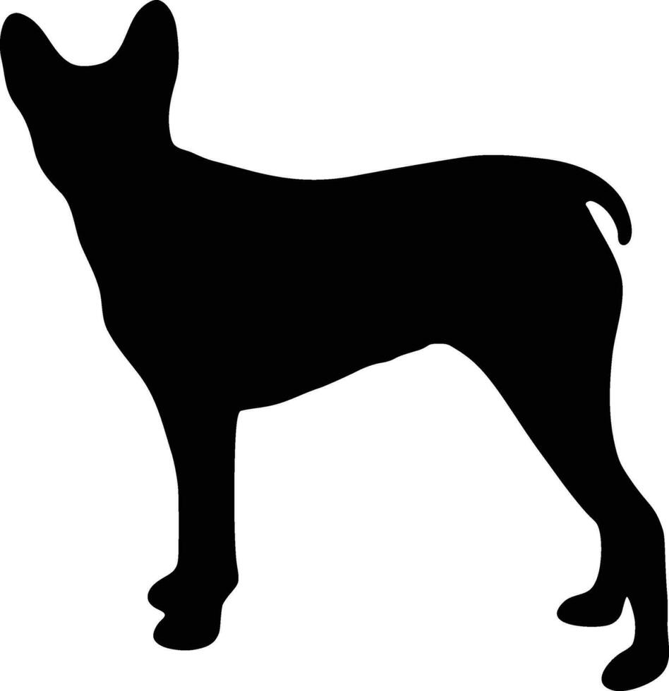 Dog silhouette loyalty free image vector
