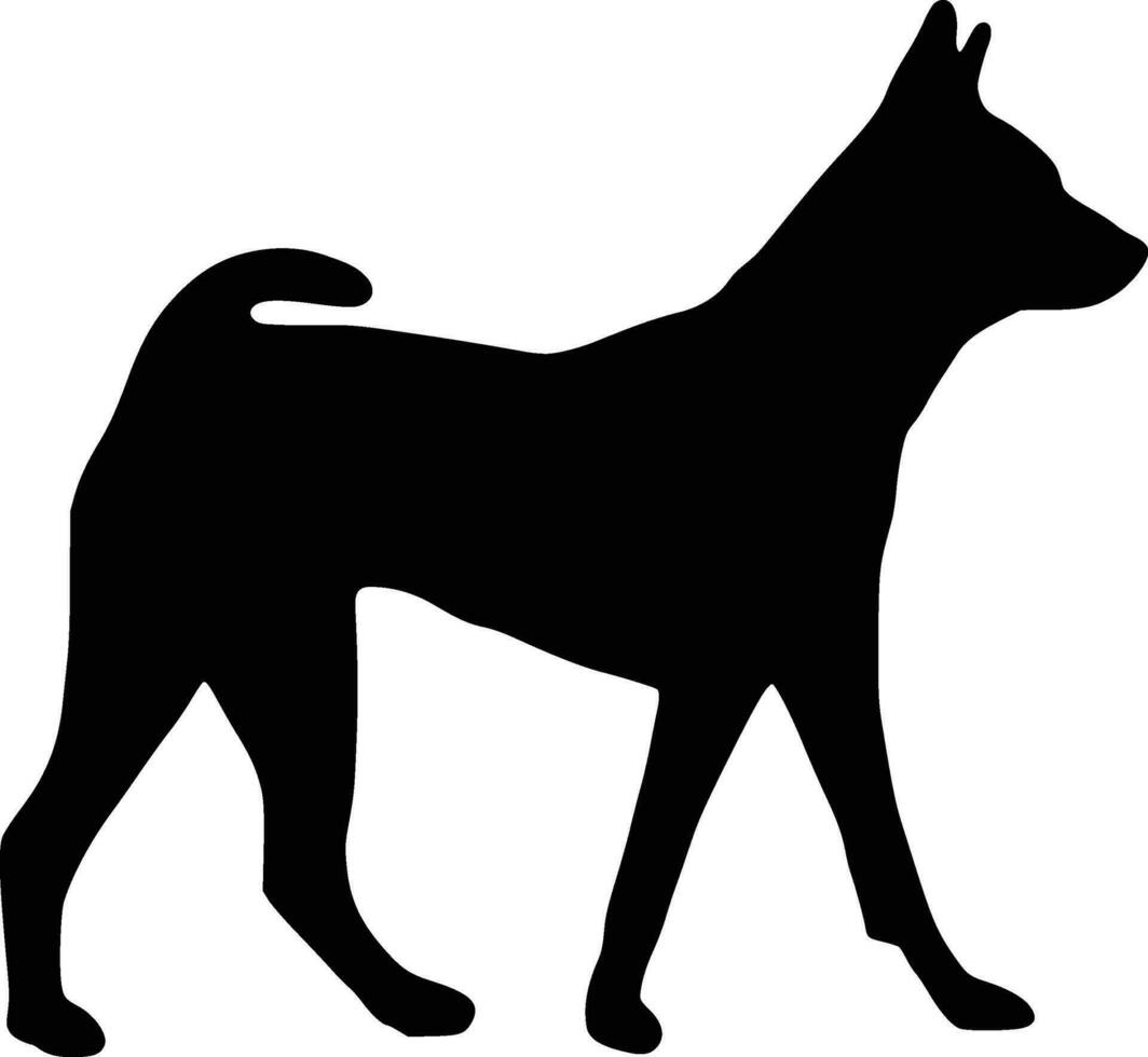 Dog silhouette loyalty free image vector