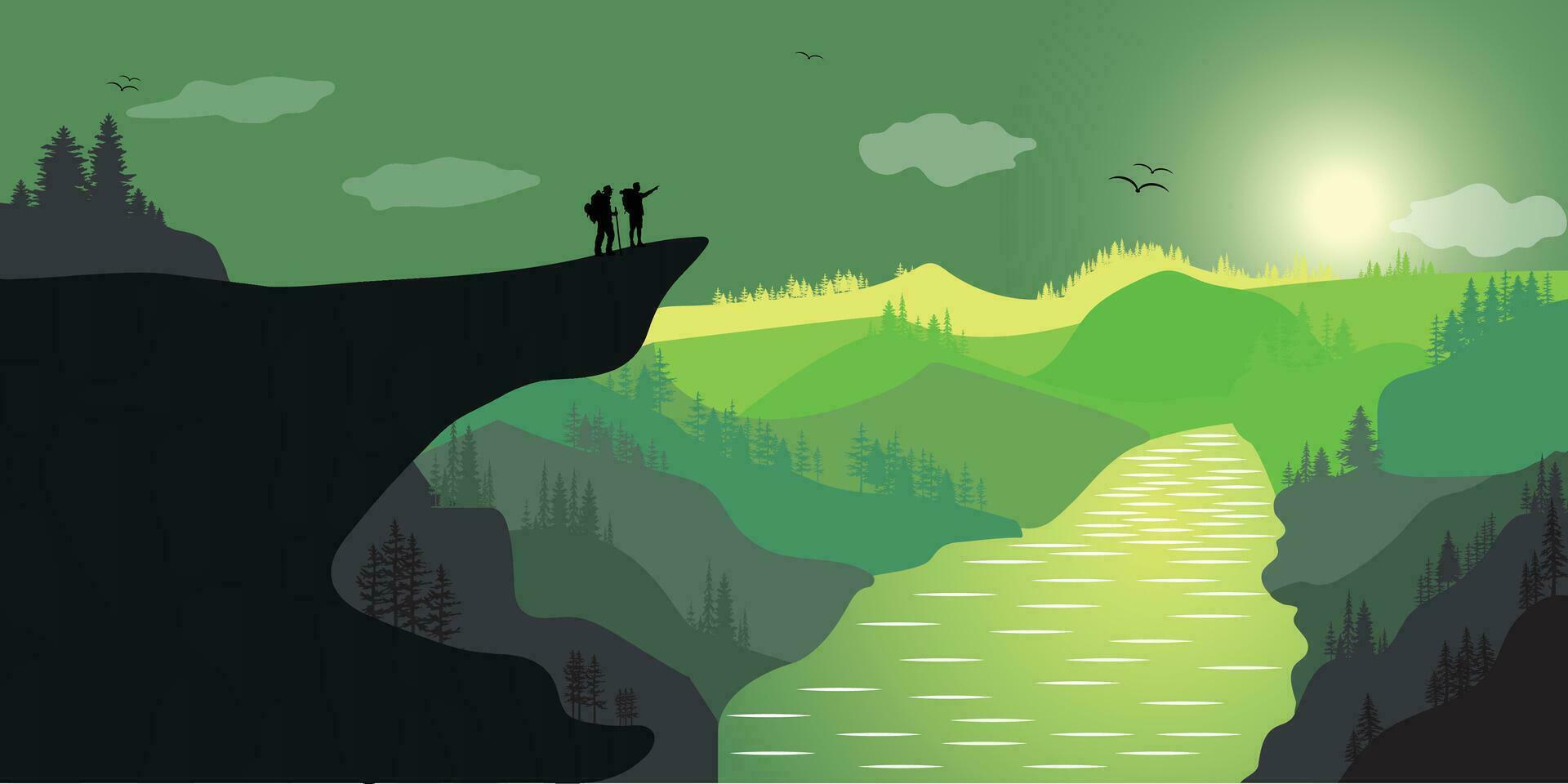 Mountain Illustration image vector