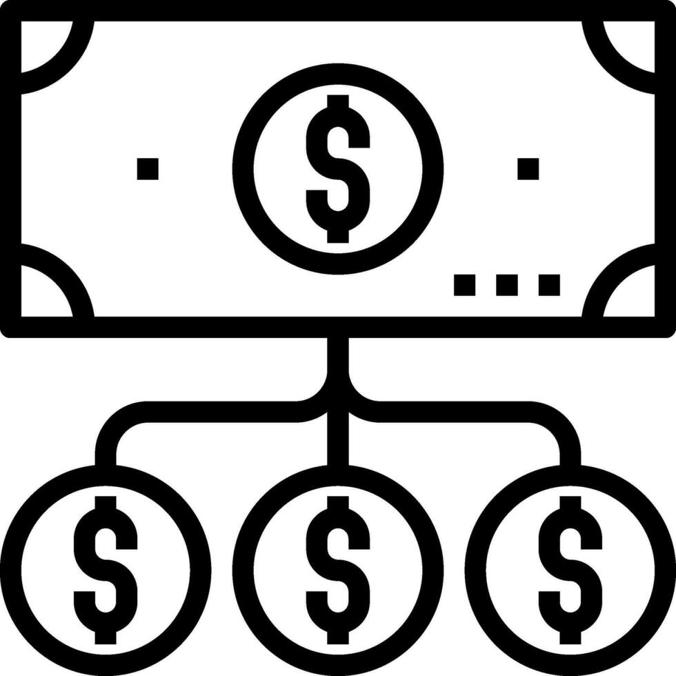 payment modern line style icon vector