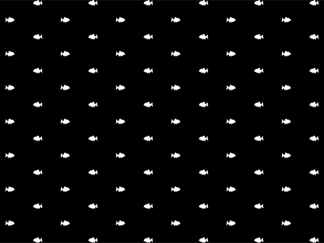 Piranha Fish Motif Pattern, for Decoration, Fashion, Interior, Exterior, Carpet Pattern, Textile, Garment, Fabric, Tile, Plastic, Paper, Wrapping, Wallpaper, Background or Graphic Design Element vector