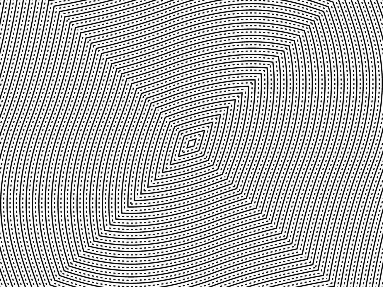 Optical Illusion Created from Artistic Lines Motifs Pattern, can use for Decoration, Background, Ornate, Fabric, Fashion, Textile, Carpet Pattern, Tile or Graphic Design Element. Vector Illustration