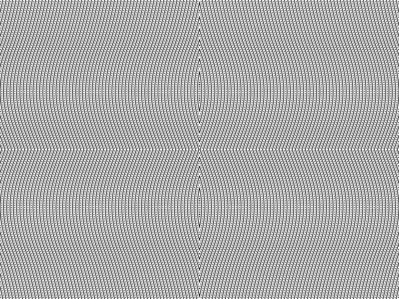 Optical Illusion Created from Artistic Lines Motifs Pattern, can use for Decoration, Background, Ornate, Fabric, Fashion, Textile, Carpet Pattern, Tile or Graphic Design Element. Vector Illustration