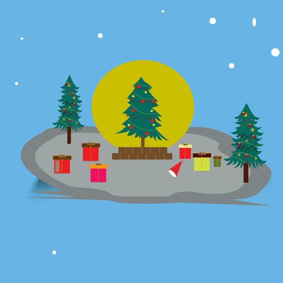 Christmas tree vector