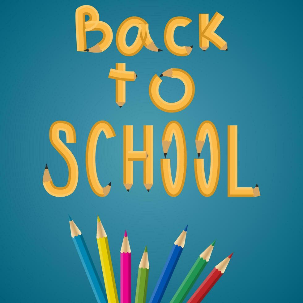 back to school. vector