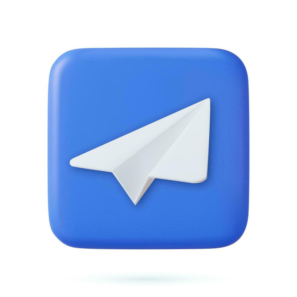 3d app icon symbols. vector