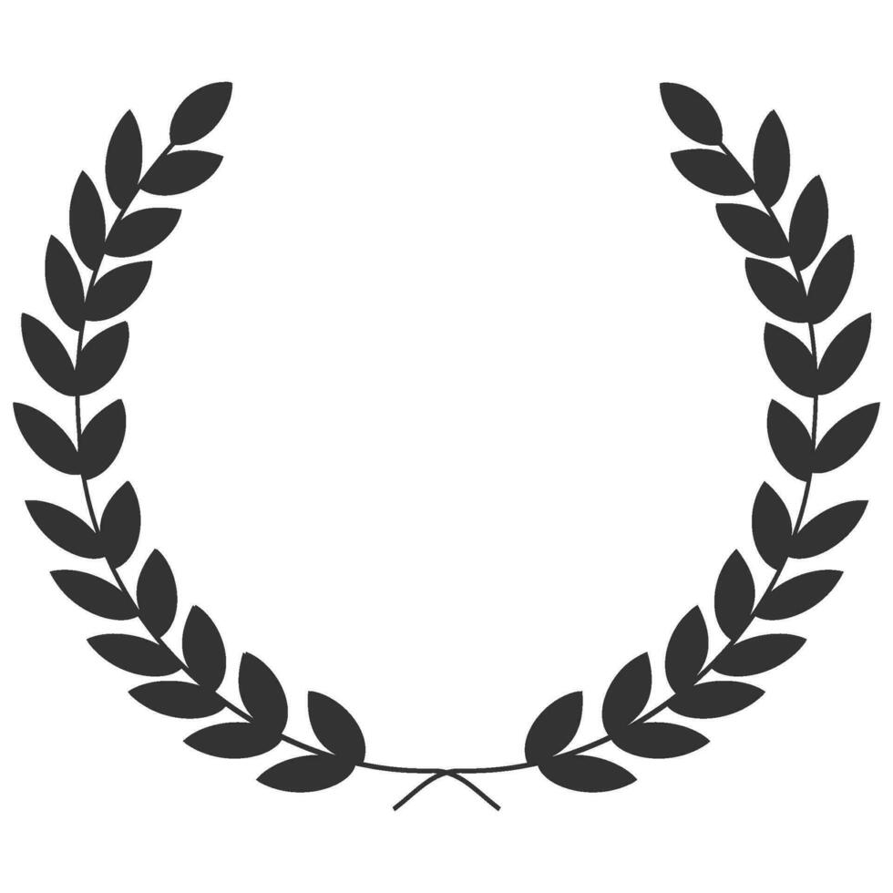 A laurel wreath - symbol of victory vector