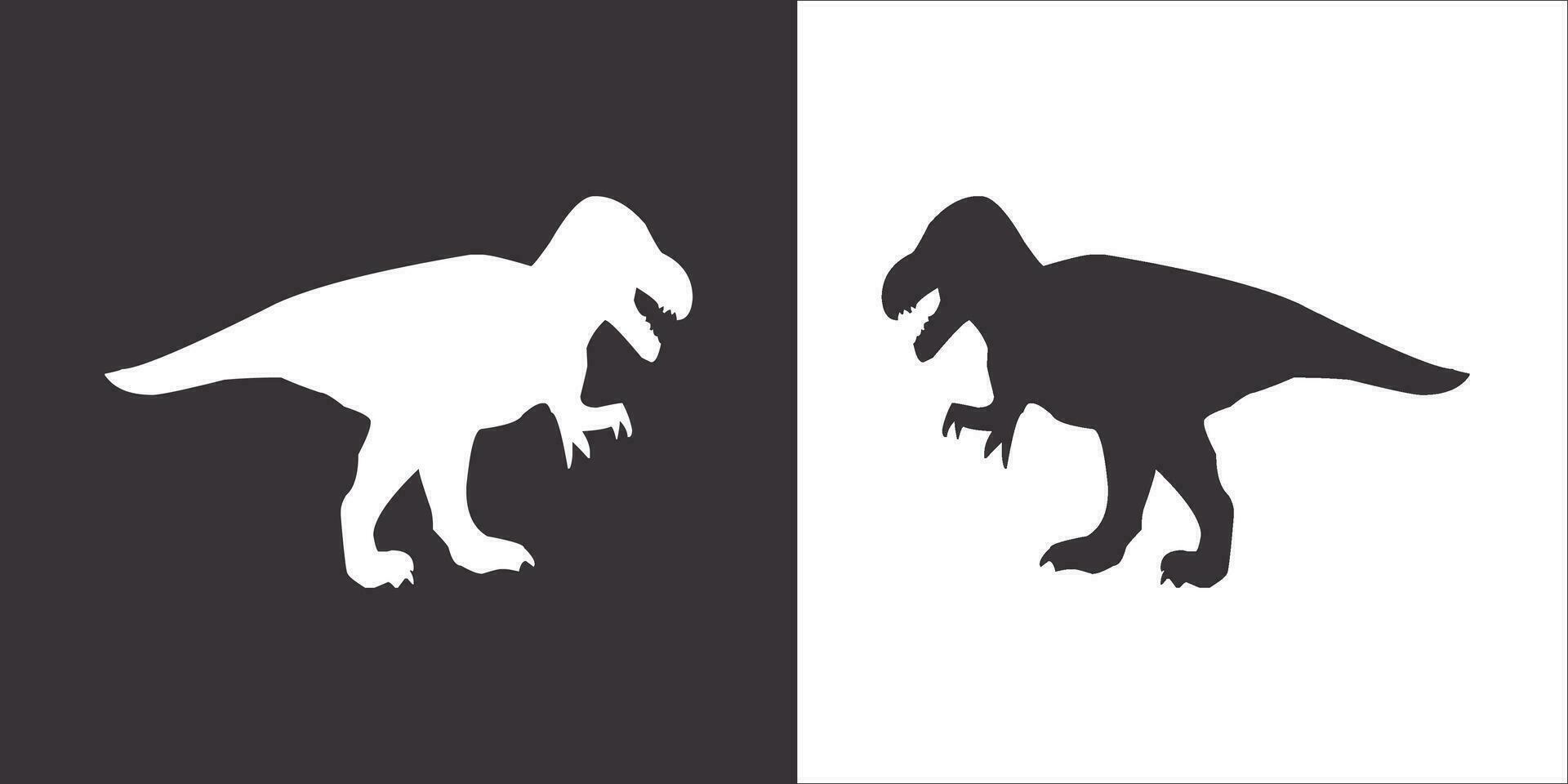 Illustration vector graphics of dinosaur icon