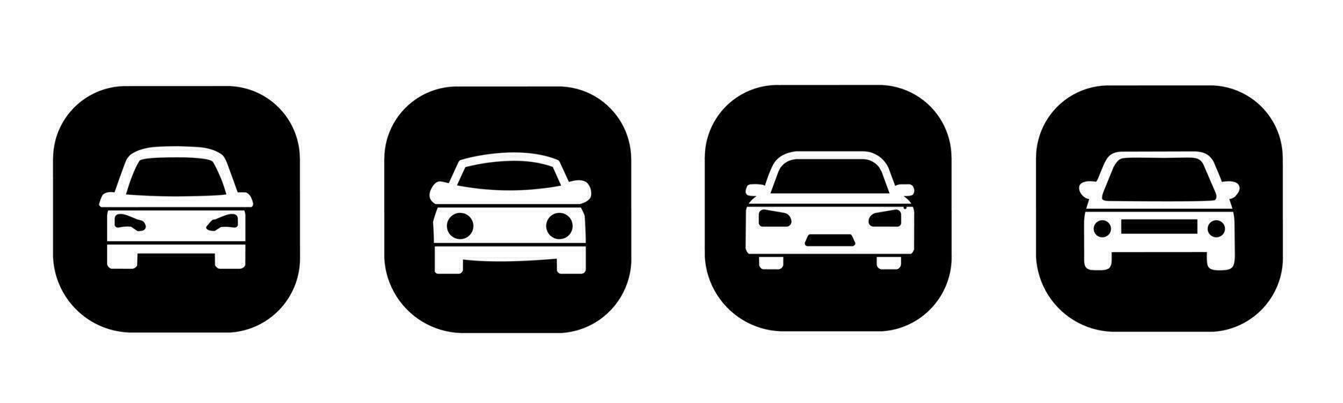 coche icono en departamento. un coche icono diseño. valores vector. vector