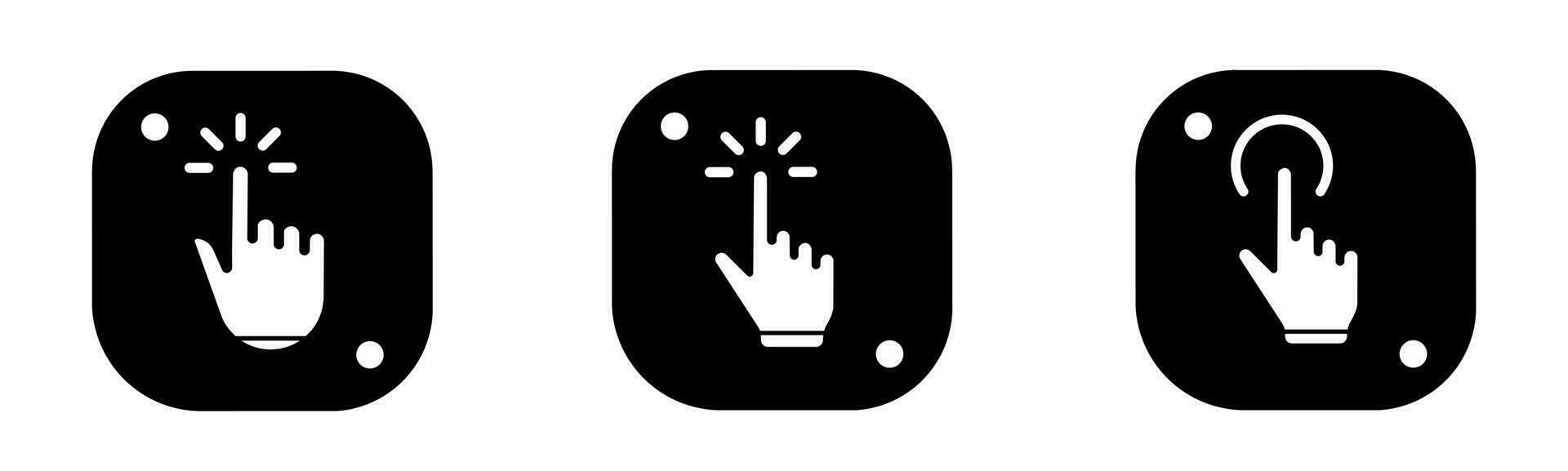 Hand cursor icon in flat. A hand cursor icon design. Stock vector. vector