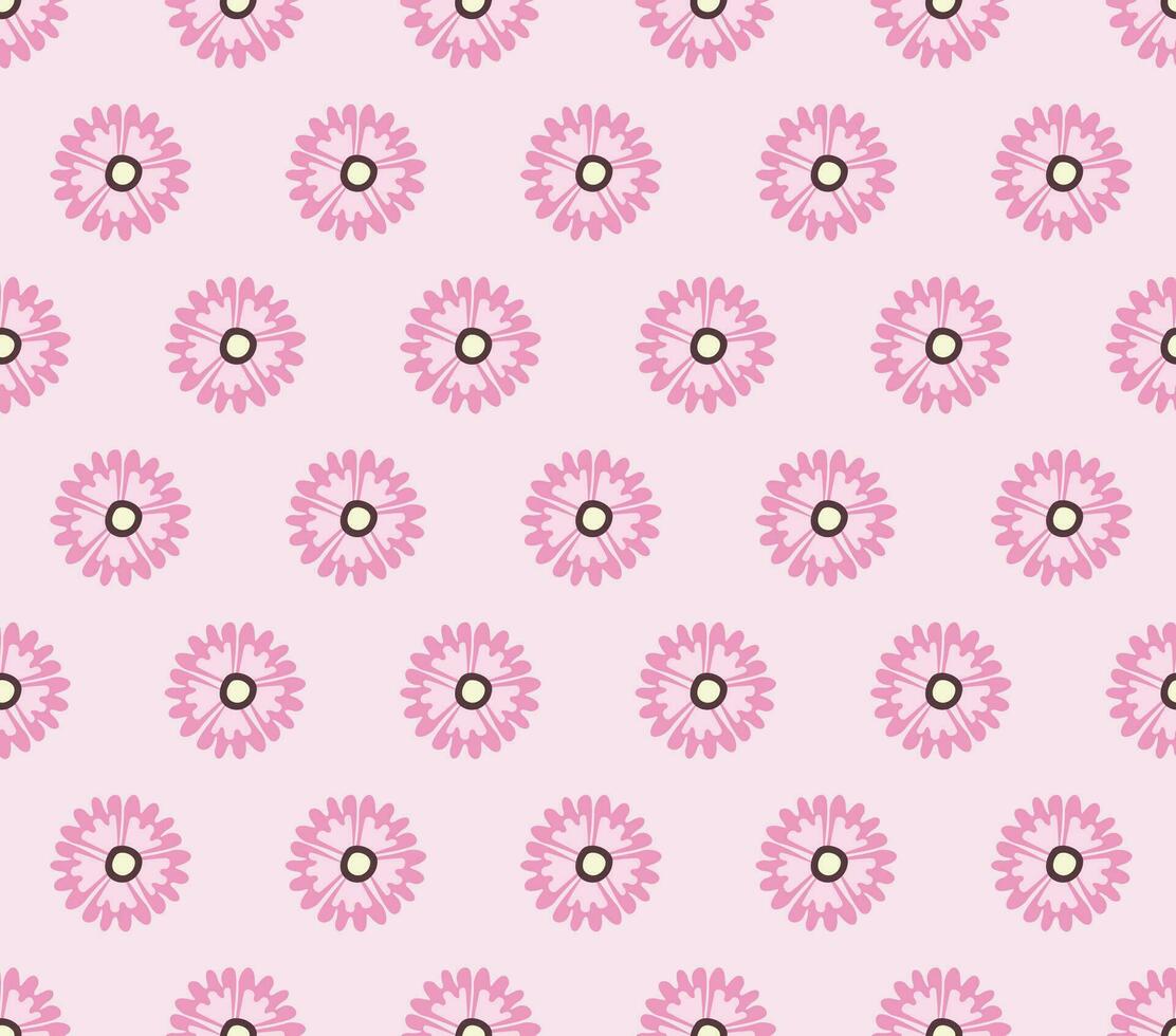 Seamless Flower pattern. Spring floral background, cover, wrapping paper, embroidery illustration vector. vector