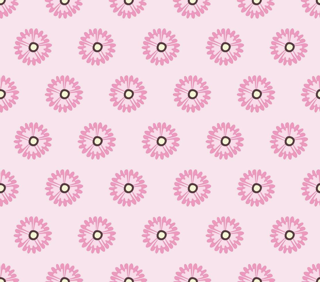 Seamless Flower pattern. Spring floral background, cover, wrapping paper, embroidery illustration vector. vector