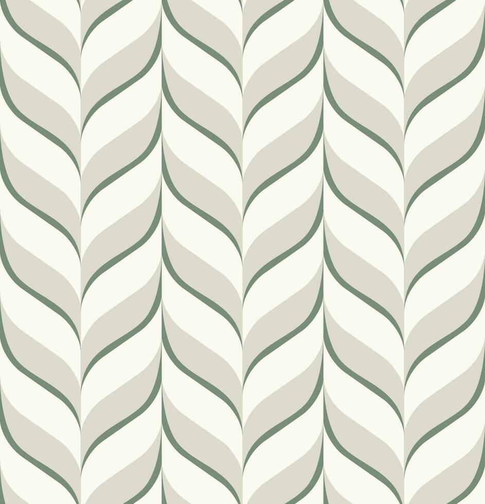 Digital seamless textile pattern. Wavy lines background pattern. vector
