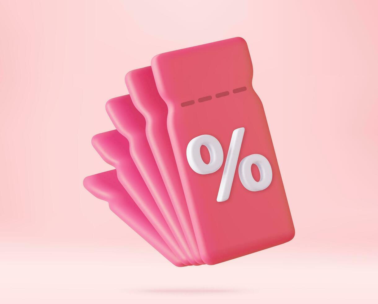 Voucher card cash back template design with coupon code promotion vector