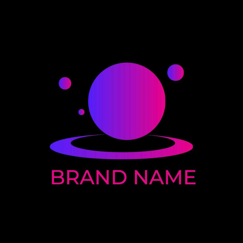 Galactic icon logo design vector