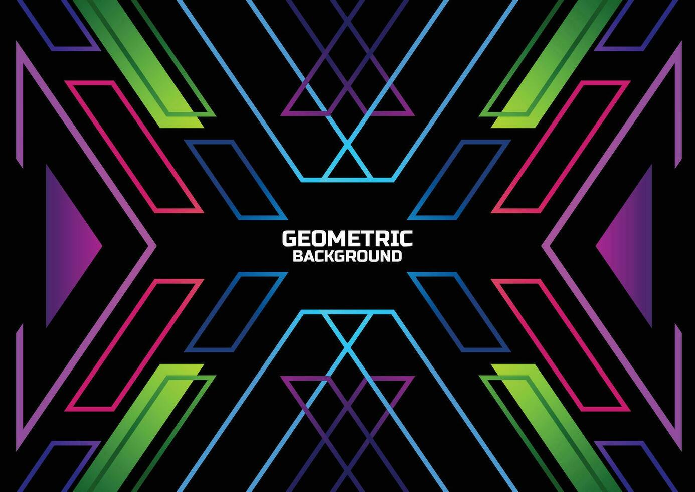 futuristic gaming geometric background banner vector