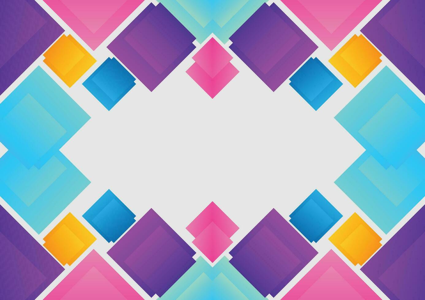 geometric box gradient design modern background vector