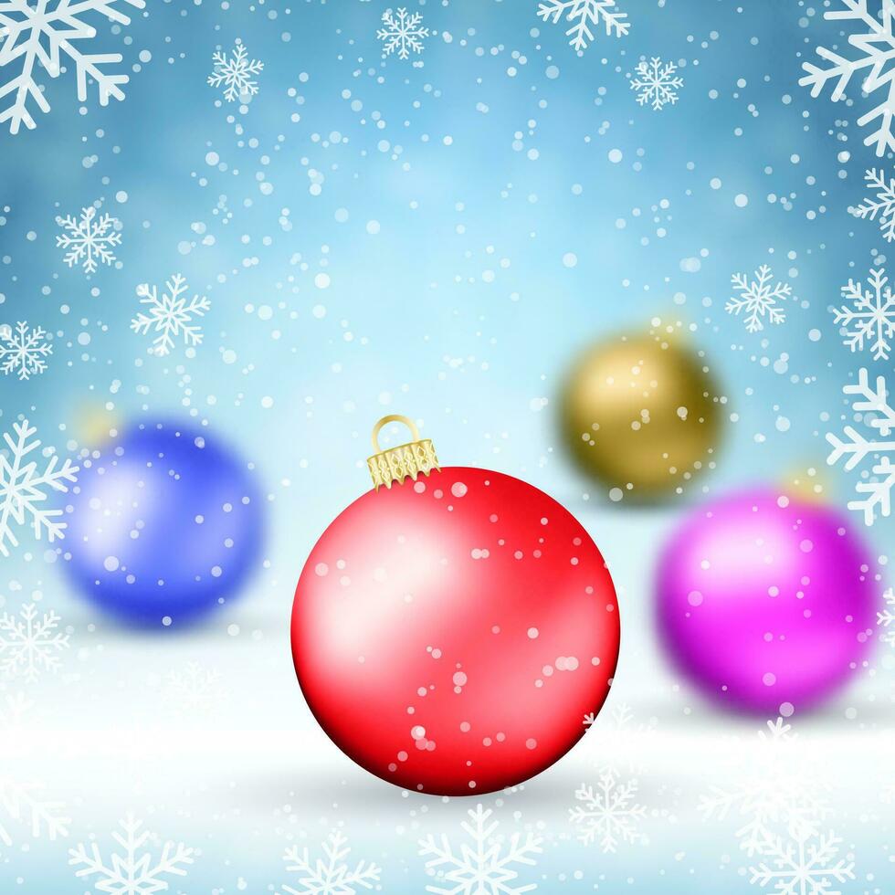 Illustration Christmas background vector