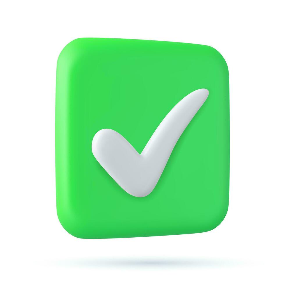 Realistic Right 3D Button vector