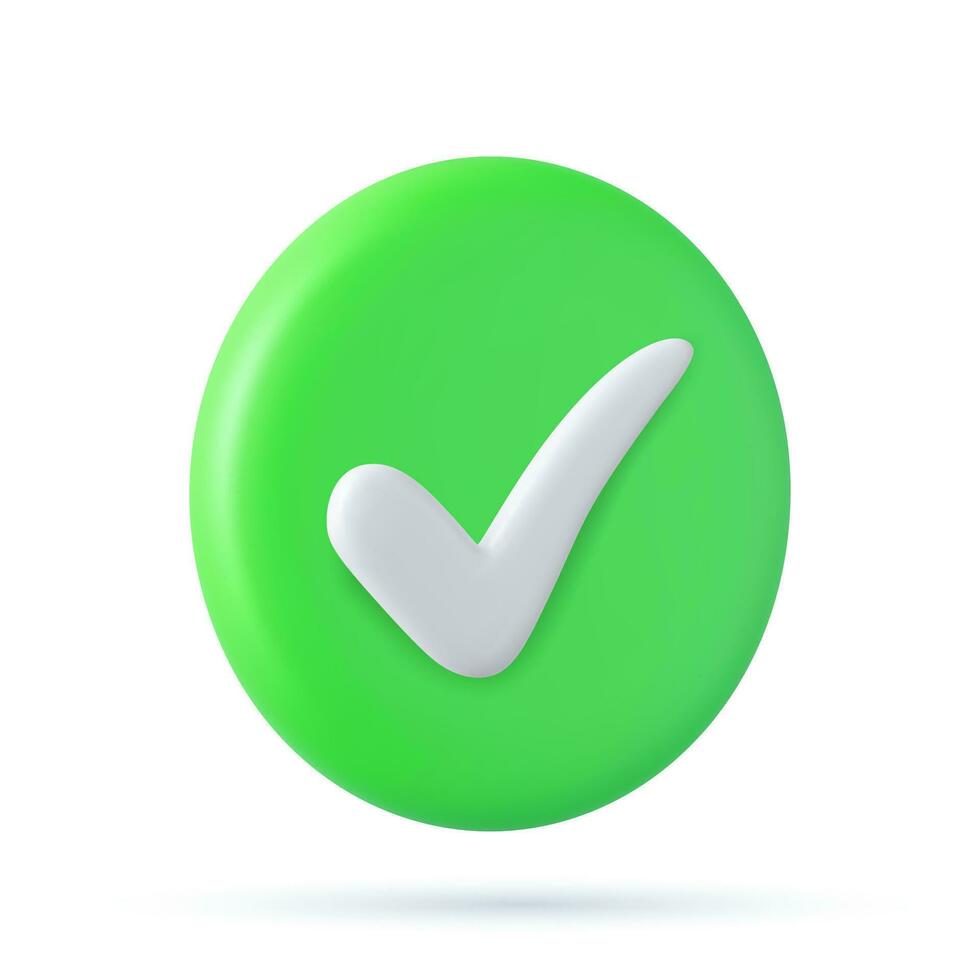 Realistic Right 3D Button vector