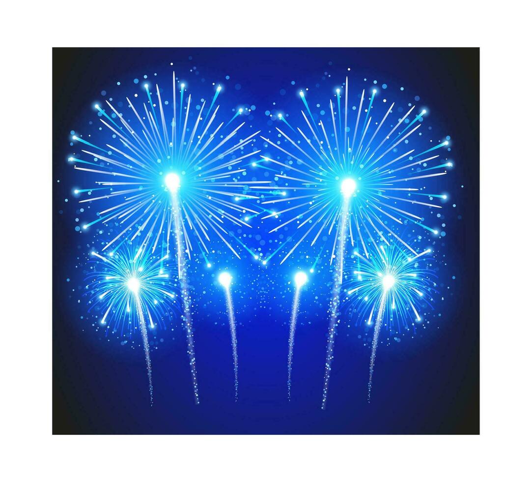 Beautiful Vector Fireworks