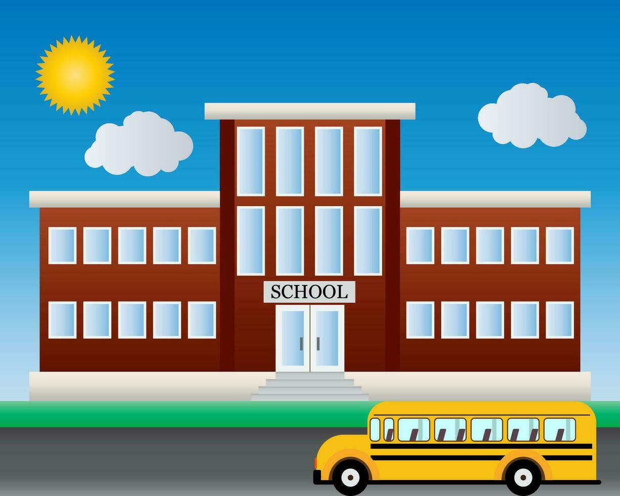 School. Welcome back to school. vector