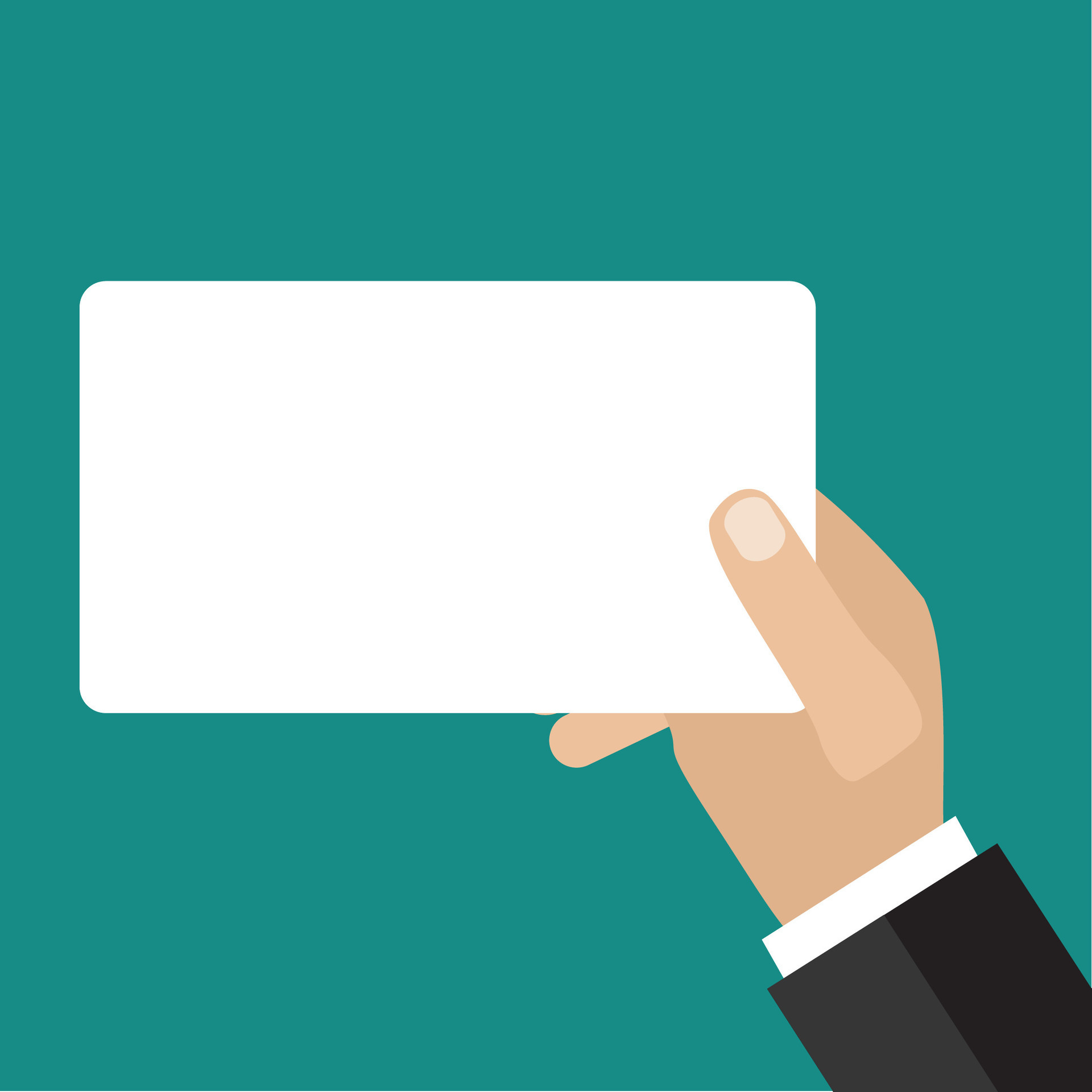 Hand holding business card. 36143796 Vector Art at Vecteezy