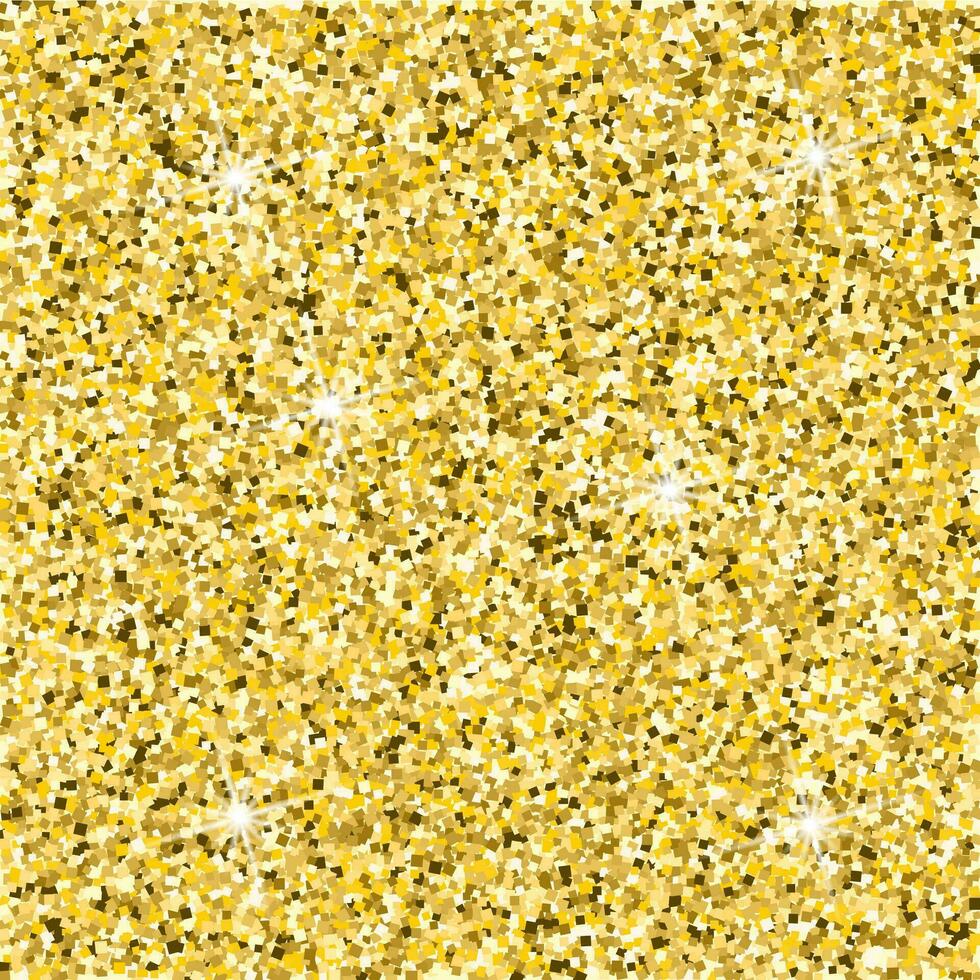 Gold glitter texture. vector