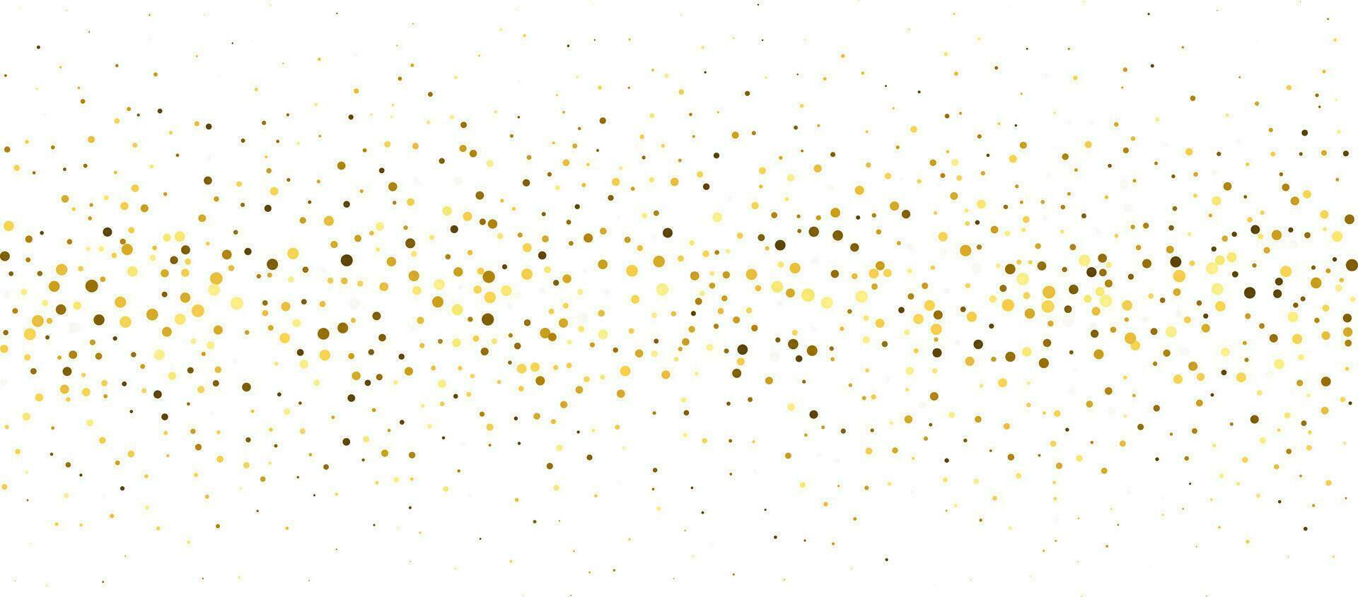 Abstract shiny gold glitter design element vector