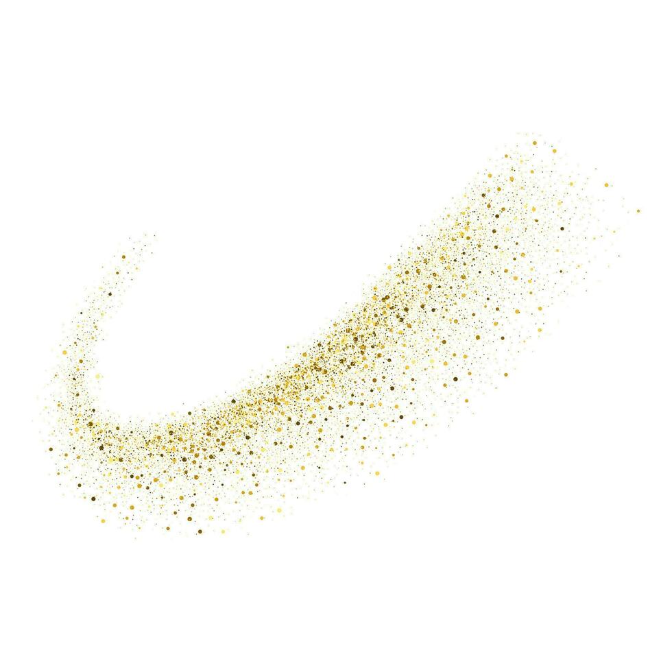 Abstract shiny gold glitter design element vector