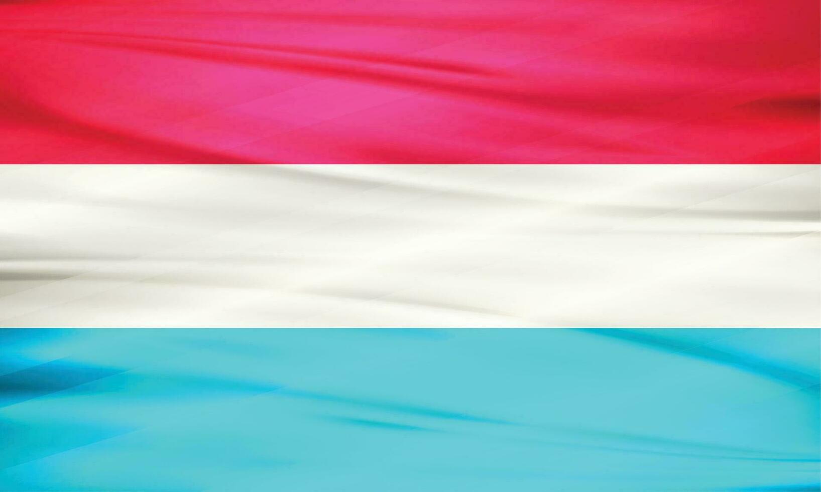 Illustration of Luxembourg Flag and Editable Vector of Luxembourg Country Flag
