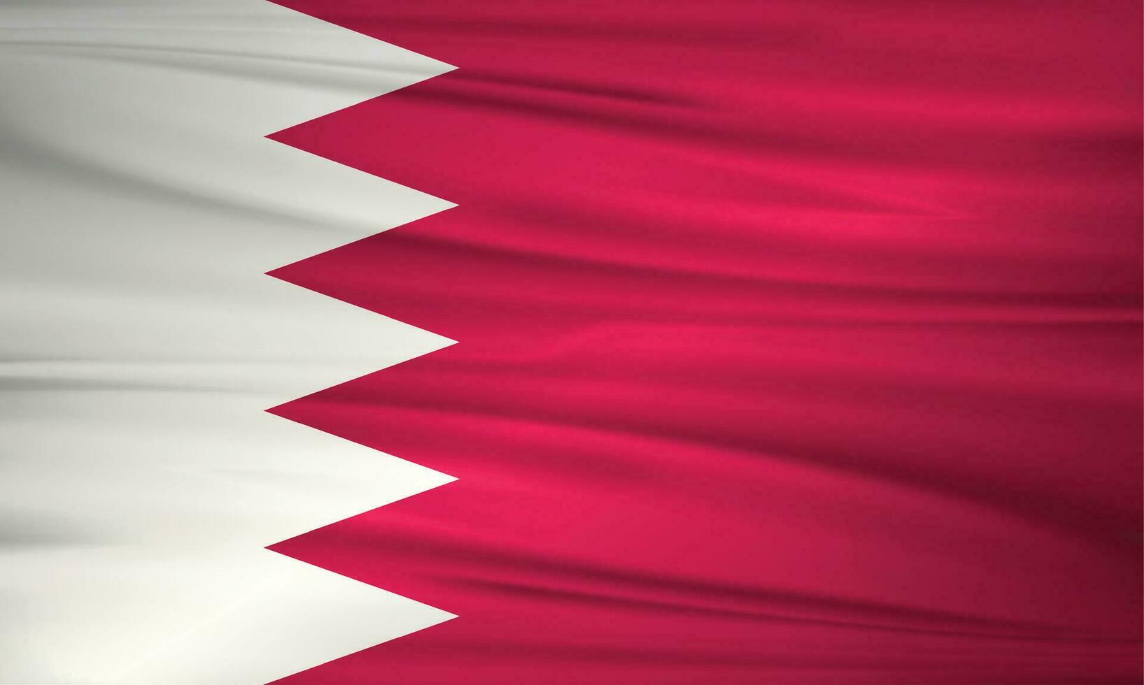Illustration of Qatar Flag and Editable vector Qatar Country Flag