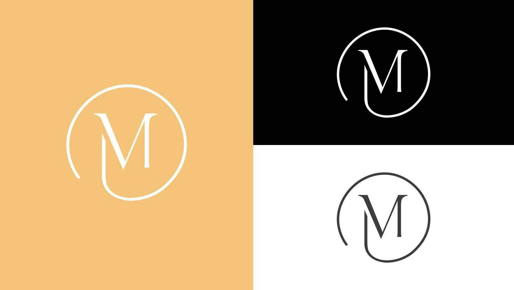 M Letter Logo Design, Minimalist M Letter Logo Design vector