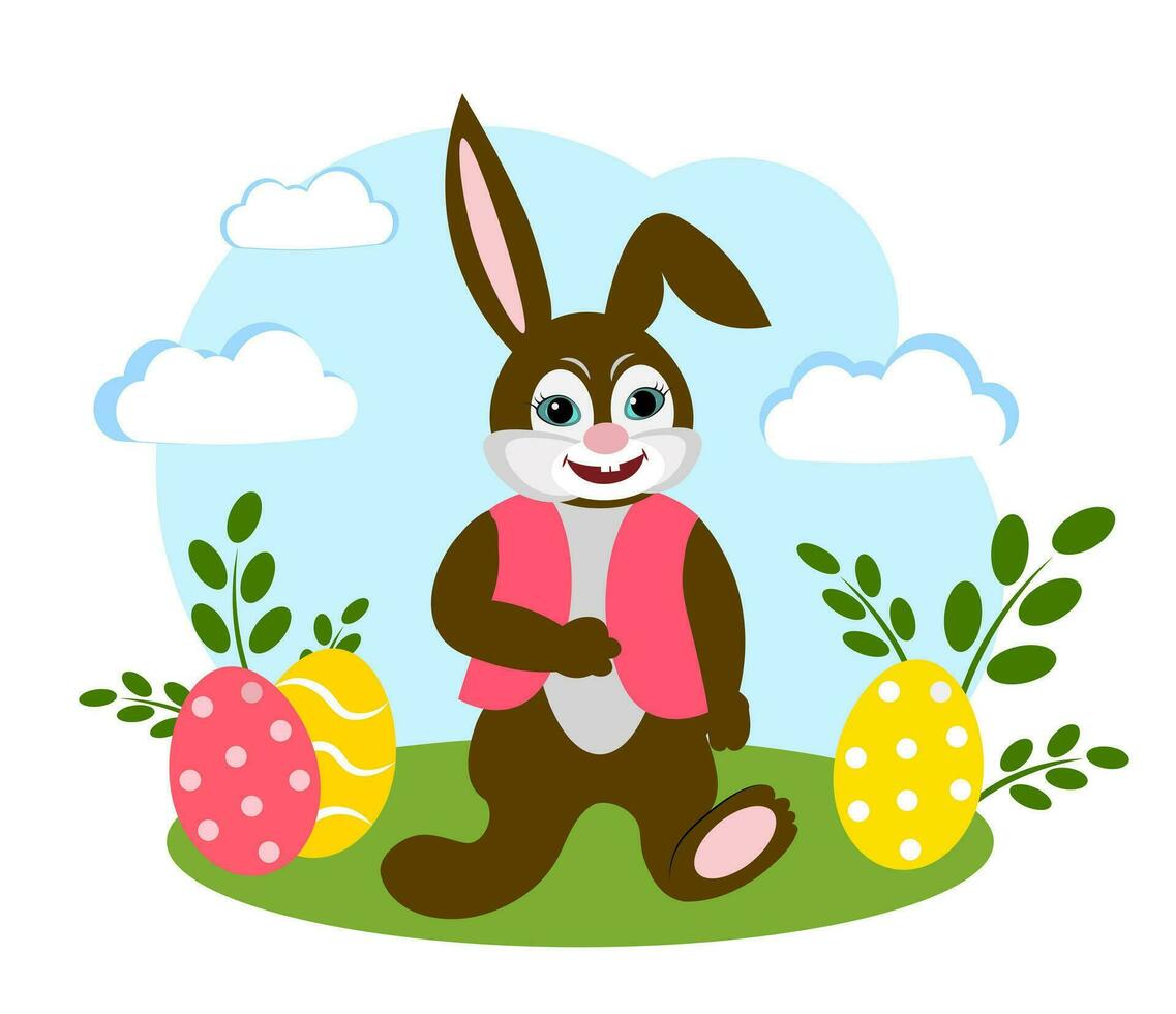Easter Bunny. Happy Easter vector